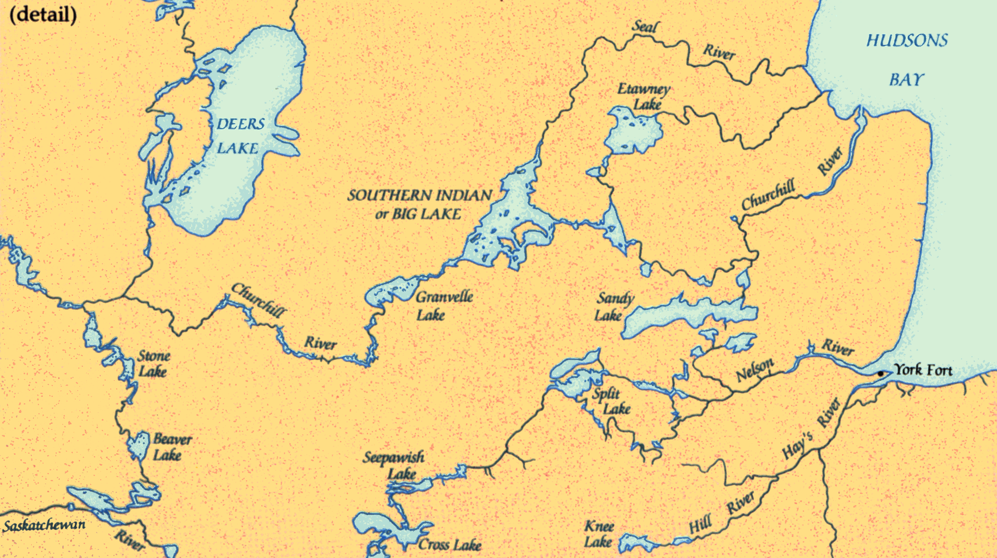 США река Нельсон карта